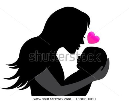stock-vector-mother-holding-a-young-child-near-the-heart-symbolizing-the-mother-s-love-138680060