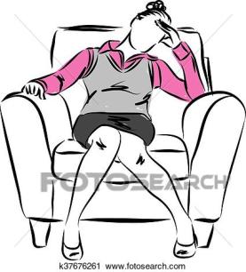 tired-woman-sitting-down-illustrati-clipart__k37676261